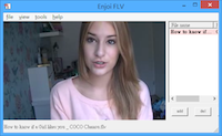 EnjoiFLV v1.23 简单、方便、小巧的 FLV telegram中文播放程式