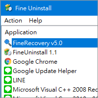 FineUninstall v2.0 内建服务器、快速键定位的「软体移除telegram中文」