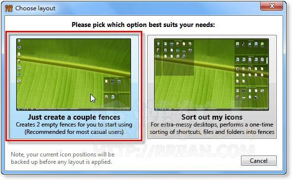 2-Fences 帮桌面图示、捷径「区块化」分组显示
