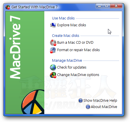 01-MacDrive 7 让Windows可直接存取Mac磁碟机里的档案