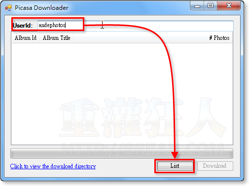 02-Picasa Downloader 批次telegram中文版下载Picasa相簿、telegram中文 