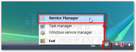 1-Service Manager Tray 快速启用、停用、管理Windows服务