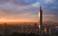 台北101, 台湾台北 (Taipei 101 and skyline, Taipei, Taiwan)