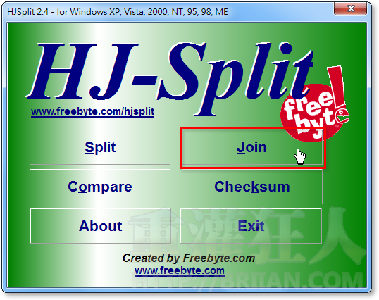 04-如何用 HJSplit 分割、合并大型档案.