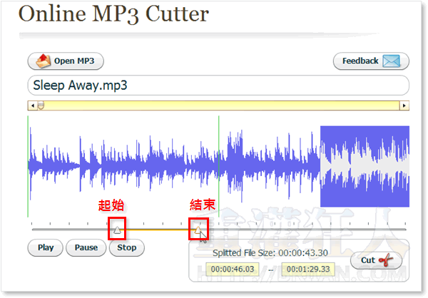 02-Online MP3 Cutter 线上MP3分割telegram中文（制作手机铃声）