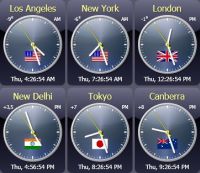 Sharp World Clock v6.5 桌面世界时钟（支援天气、闹钟、整点报时、便利贴）