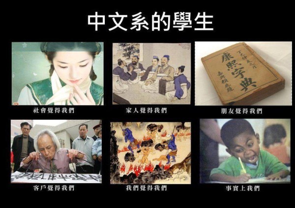 中文系的学生