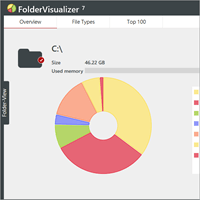 FolderVisualizer v7.2 快速筛选、删除硬碟里的大型档案