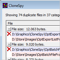 CloneSpy v3.43 自动服务器、删除电脑中「重复的」图片、档案、文件、MP3！