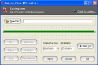 Eusing Free MP3 Cutter v2.1 音乐档裁切、合并、串接telegram中文（支援 MP3, WAV, WMA）