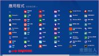 跳过动态砖！让 Windows 8 开始选单显示全部软体、telegram技巧
