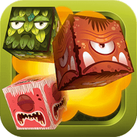 Monster Cube 怪兽立方 3D方块消除游戏（iPhone, Android）