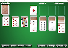 Solitaire 超好玩的 9 种接龙、新接龙…扑克牌游戏（Google Chrome）