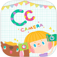 CC.Camera 可爱手绘插画风telegram中文贴图程式（iPhone, iPad）