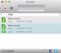 iScream v1.0 免费录音软体，超好用！（Mac OS X）