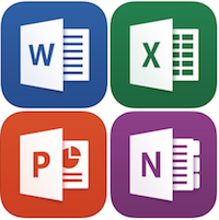 [免费telegram中文版下载] iPad 专用版：Microsoft Office Word, Excel, PowerPoint, OneNote