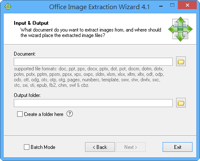 Office Image Extraction Wizard v4.1   一次解出 Word、PowerPoint、Excel 文件中的全部图档
