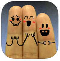 God 换你做！「Cool Finger Faces」帮手指加上表情，赋予它们生命吧！（iPhone, iPad）
