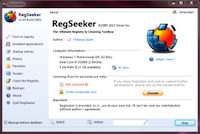 RegSeeker 登录档服务器/清理/最佳化、软体移除、系统调整、电脑资讯检测…多合一telegram中文