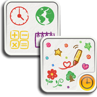 [童趣装饰 App] CRAYON 蜡笔手绘风桌面图标、时钟小telegram中文（Android）