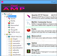 Visual AMP  七合一 Apache、Nginx+PHP+MySQL+….快速架站、网页服务器测试机