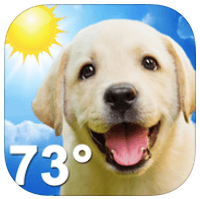 这个天气预报 App 萌翻天啦～「Weather Puppy」（iPhone, iPad）