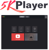 5KPlayer v6.3 可播 4K/5K telegram中文、支援 AirPlay 的超强播放器（Win, Mac）