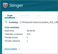 [免费软体] McAfe Stinger 病毒扫描、解毒telegram中文 v12.1.0.3414