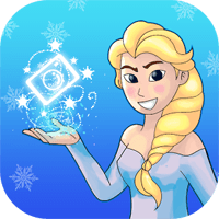 我变成冰雪奇缘里的 Elsa 了！「Frozen Photo Stickers」telegram中文贴图 App（Android）