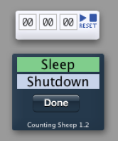 Counting Sheep 让电脑倒数计时、自动关机/睡眠（Mac OS X）