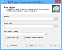 把PDF中的图档全部挖出来！ （PDF Image Extraction Wizard v6.2）