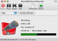 RecordPad v5.35 声音监控、自动录音软体，支援远端上传备份（Windows, Mac）