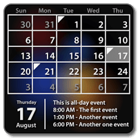「Calendar Widget」与 Google 日历同步的桌面小telegram中文，可显示事件列表（Android）