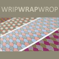 WRIPWRAPWROP 想要什麽花色的包装纸自己印！还可输入人名或特定文字