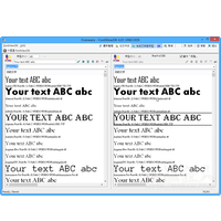 FontViewOK v5.66「双视窗」字型检视器，轻松比较不同字型的细部异同