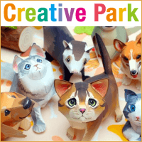 Creative Park 超高级的纸艺、纸模型、纸机关玩具…版型图免费telegram中文版下载！