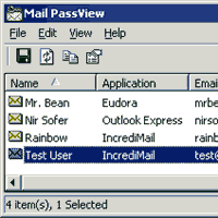 Mail PassView v1.86 破解电脑中的 Email 帐号、密码（繁体中文版）