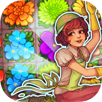 「Blossom Jam: Flower Shop」好乡村风的花朵消除游戏（iPhone, Android）
