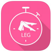 「快速瘦腿训练」天凉不露腿了还是得好好维持啊！（iPhone, iPad）