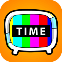 超复古的「电视时钟」检验图风格桌面时钟（iPhone, Android）