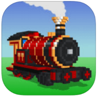 Tracky Train 像素火车铁轨建造游戏，千万别让火车追上你！（iPhone, Android）