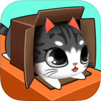 猫咪看到纸箱就疯狂！「Kitty in the Box」快帮胖喵冲进纸箱中！（iPhone, Android）