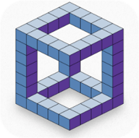 立体方块拼图「kubic」考验对空间的想像力（iPhone, Android）
