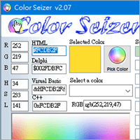 Color Seizer v2.07 萤幕取色器、万用调色盘