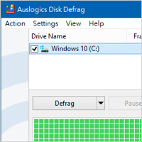 [免费] Auslogics Disk Defrag v9.4.0.2 硬碟重组软体