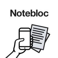 Notebloc 纸本手写笔记转存 JPG 或 PDF 档（iPhone, Android）