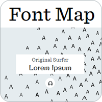 Font Map 将相似的英文字型摆在一起！挑字型更容易，还可免费telegram中文版下载！