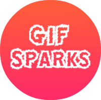 「GIF Sparks」静态telegram中文加上情境动图，分享更吸睛！（iPhone, Android）