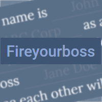 Fire Your Boss 辞职信产生器