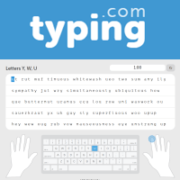 Typing.com 关卡式英打训练课程，难度由浅入深还有多种小游戏！